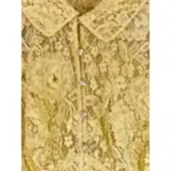 Doen Sohana Lace Midi Dress in Daffodil Yellow, Large - Picture 10 of 11
